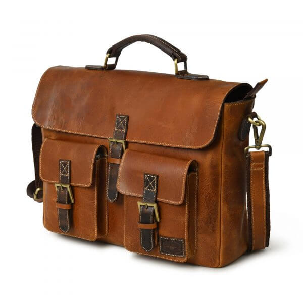 Leather laptop briefcases in boston