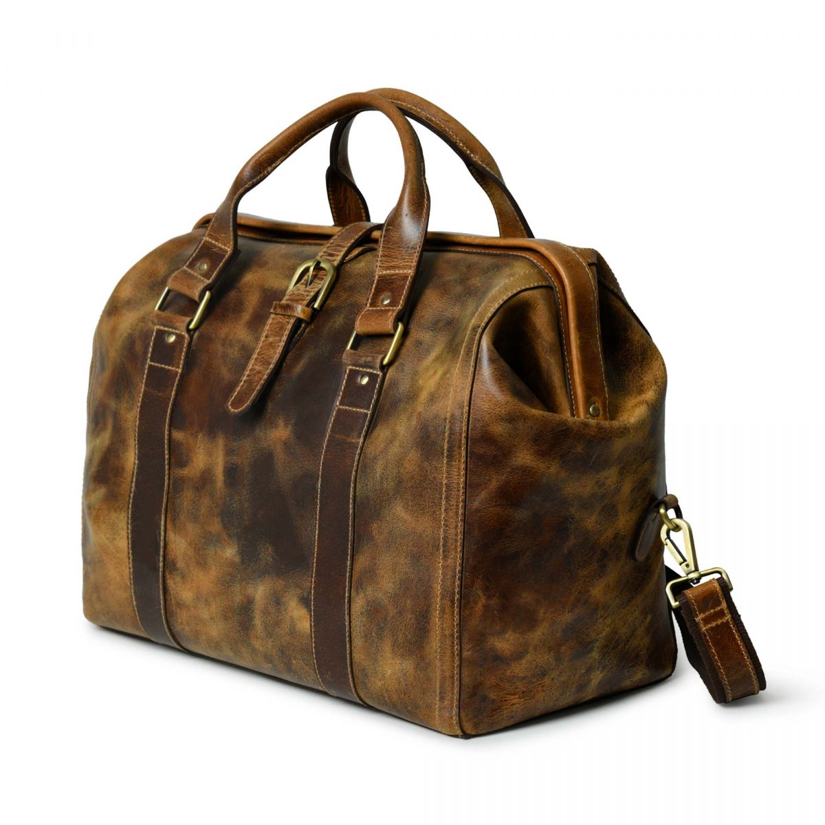 leather duffle bag men in los angeles