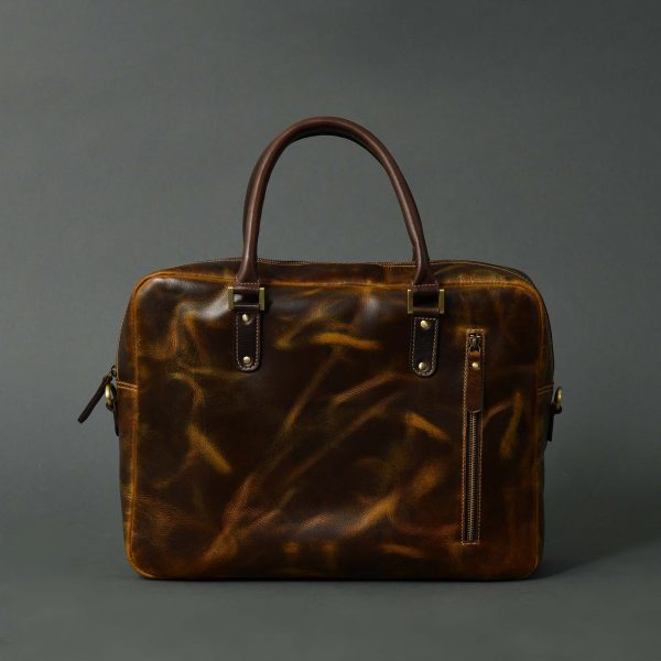 duffle leather bag in USA